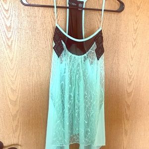Lace dress tank.